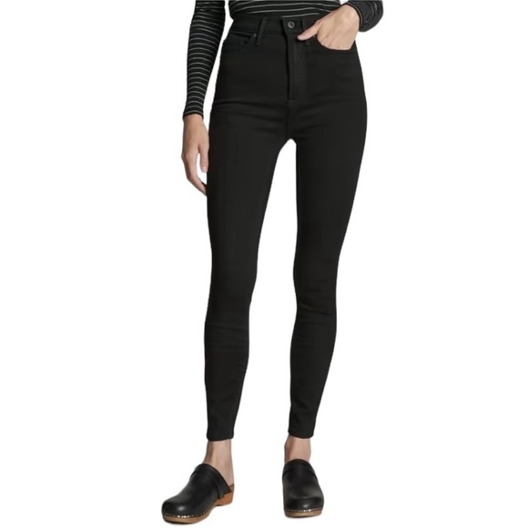 NEW EVERLANE The Way-High Skinny Jean in Black Size 28 - Picture 1 of 9